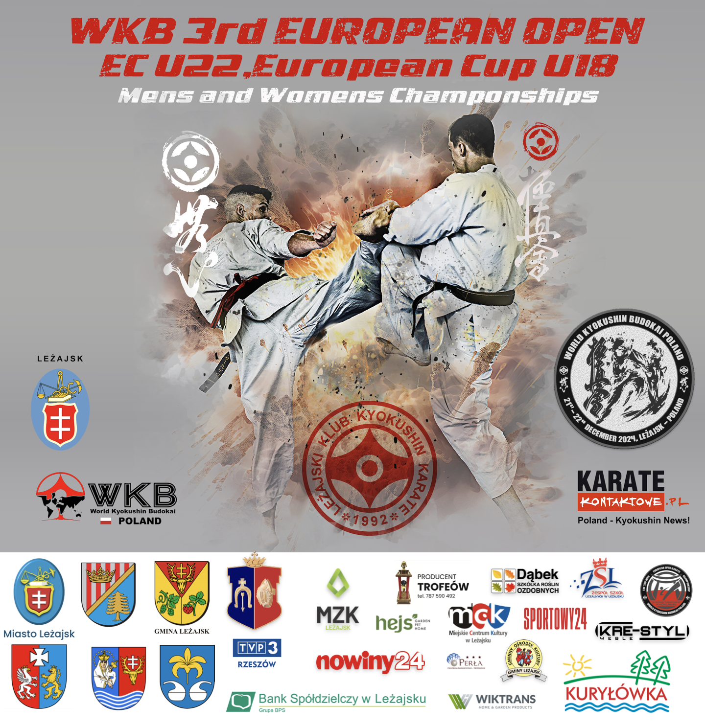 III Mistrzostwa Europy Open i Puchar Europy w karate