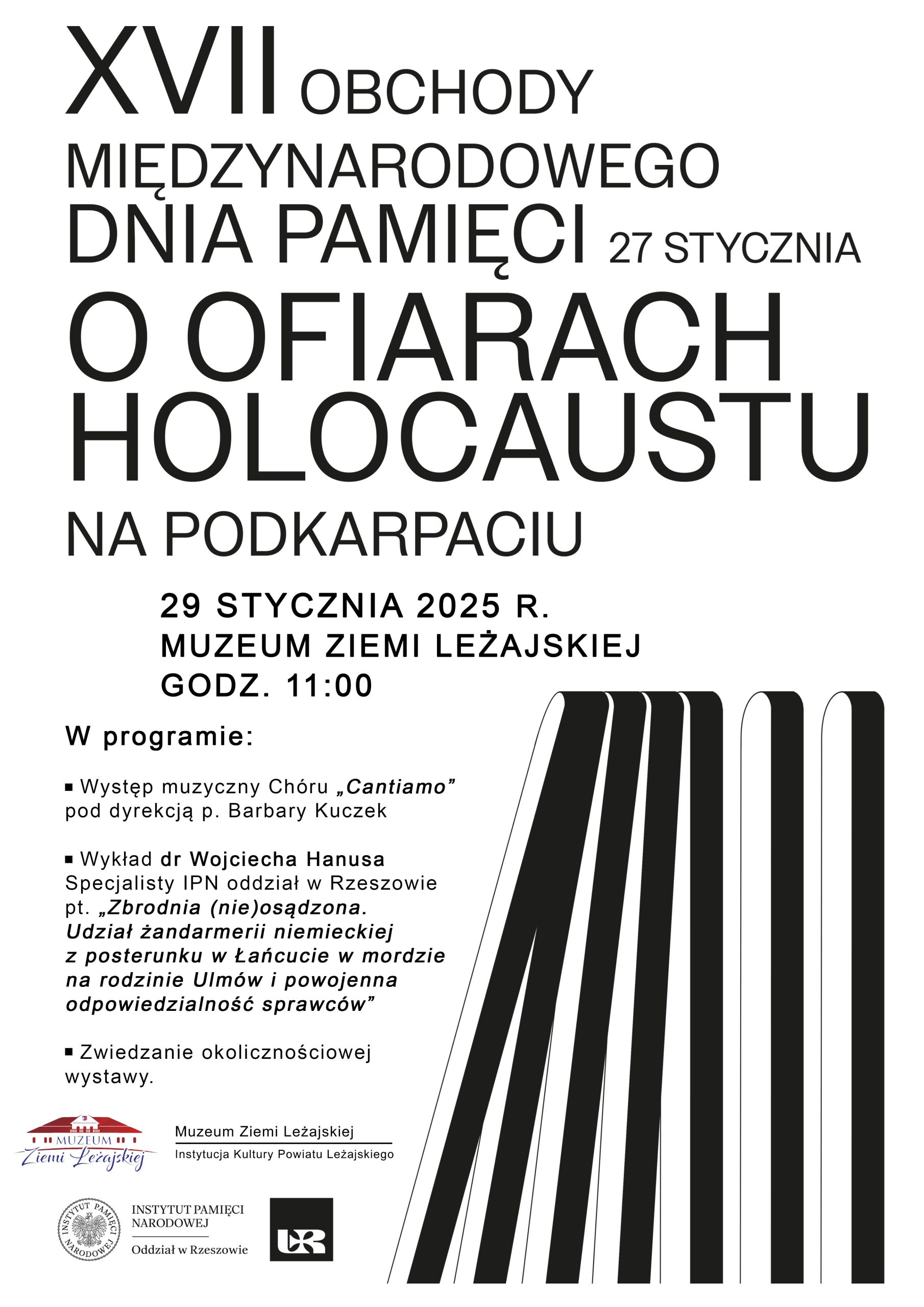 XVII Obchody Międzynarodowego Dnia Pamięci o Ofiarach Holokaustu na Podkarpaciu