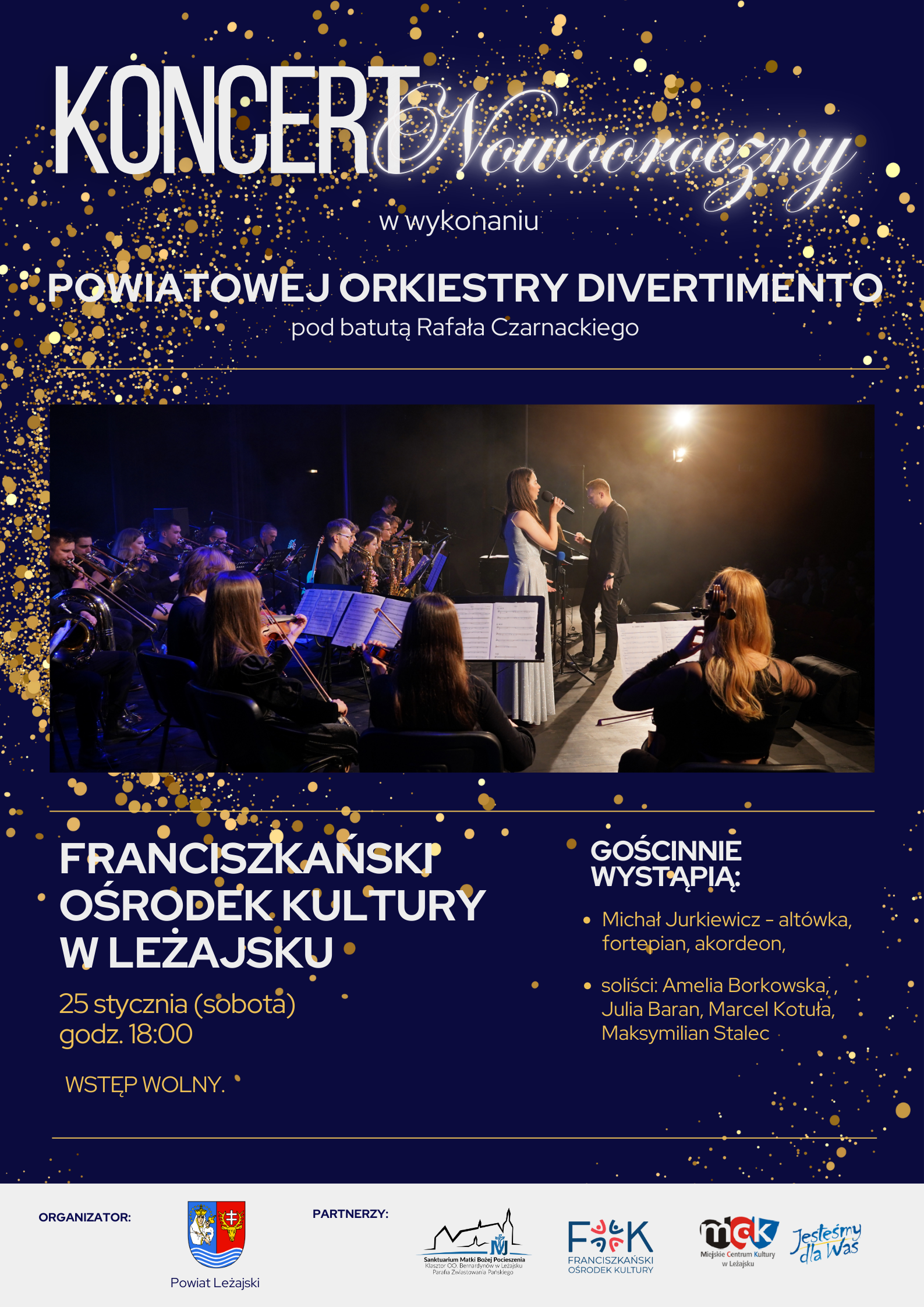 Zapraszamy na koncert noworoczny Powiatowej Orkiestry Divertimento