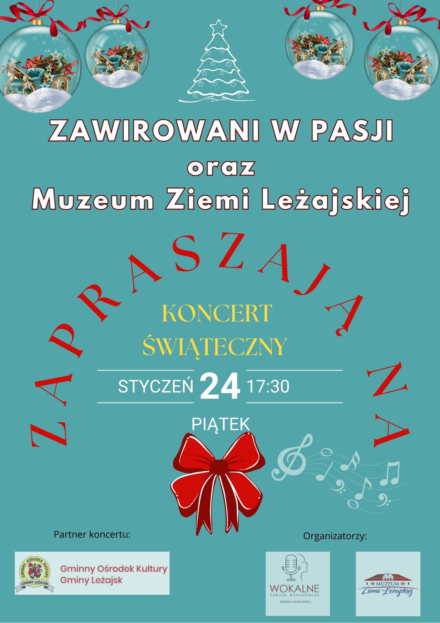 Muzeum Ziemi Leżajskiej zaprasza na koncert grupy wokalnej „Zawirowani w pasji”